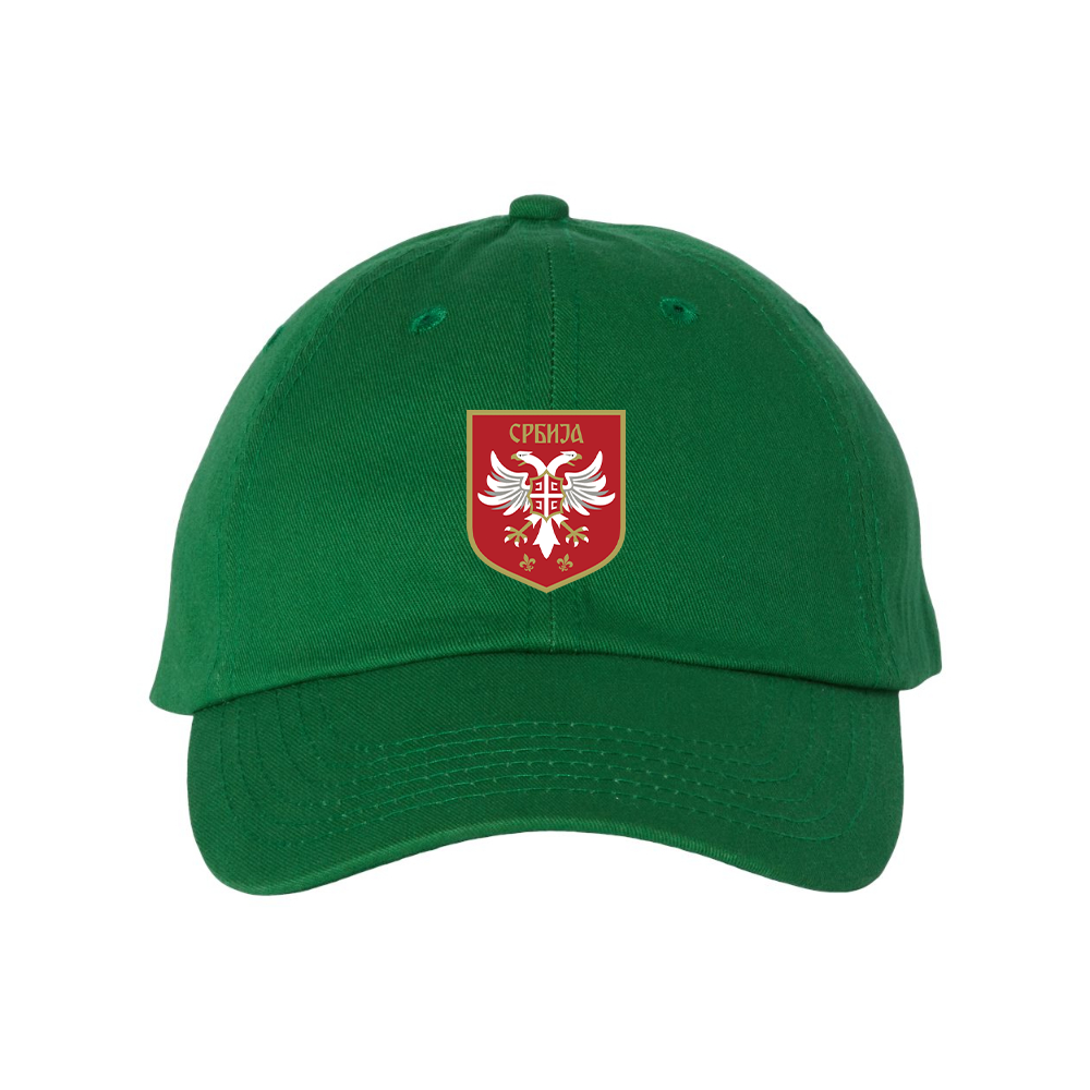 Serbia National Football Soccer Team Logo Valucap Adult Bio-Washed Classic Dad Hat