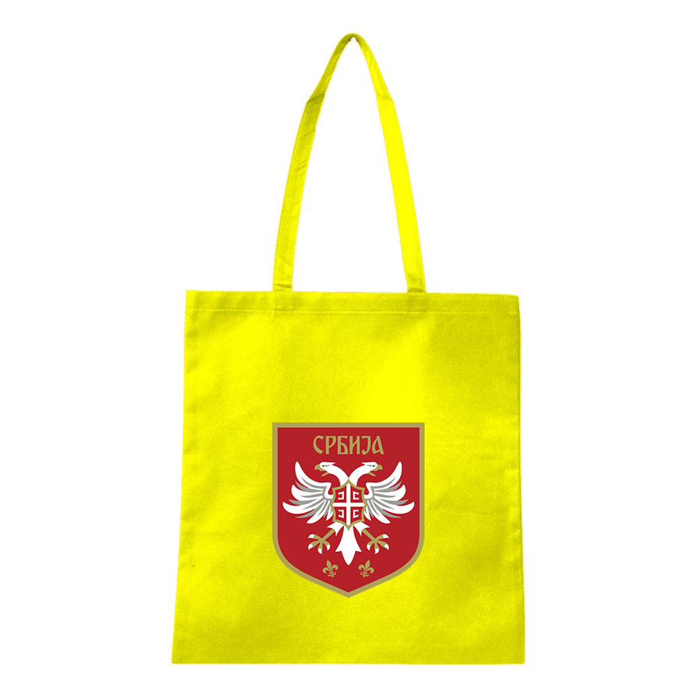 Serbia National Football Soccer Team Logo Q-Tees Non-Woven Tote