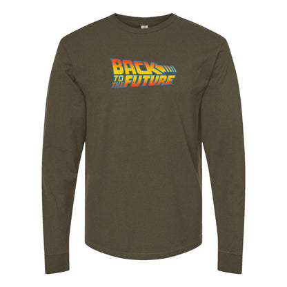 Men's Back To The Future Movie Long Sleeve T-Shirt