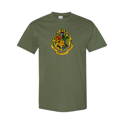 Youth Kids Hogwarts Emblem Harry Potter Movie Cotton T-Shirt