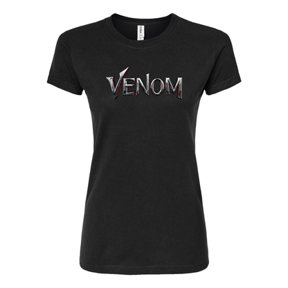 Women's Venom Movie Round Neck T-Shirt