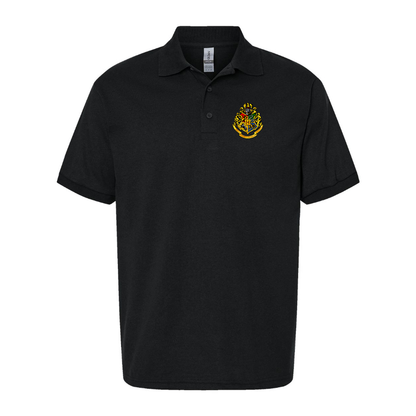 Men's Hogwarts Emblem Harry Potter Movie Dry Blend Polo