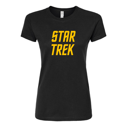 Women's Star Trek Movie Round Neck T-Shirt