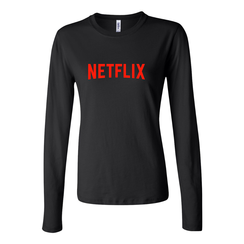 Women's Netflix Movie Show Long Sleeve T-Shirt