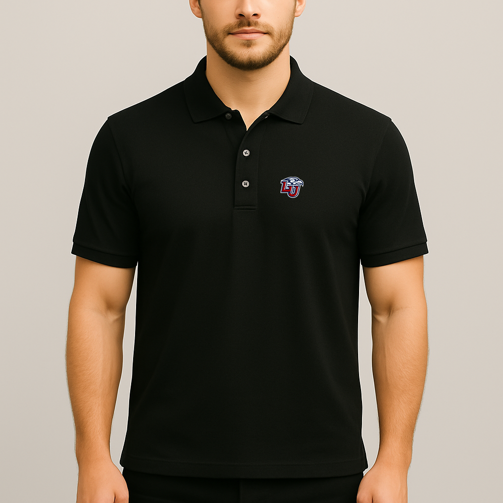 Men's Liberty Flames Logo Dry Blend Polo