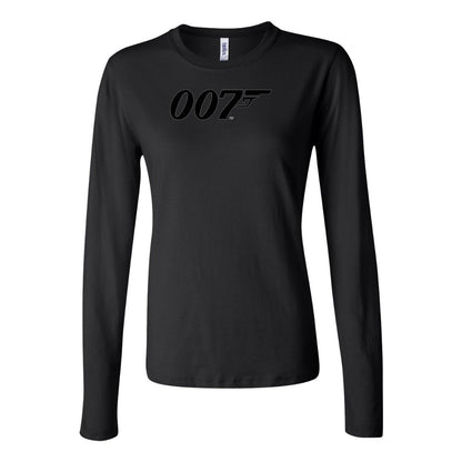 Women's 007 James Bond Movie Long Sleeve T-Shirt