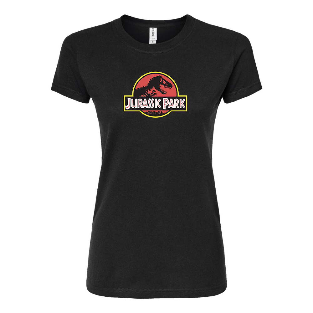 Women's Jurassic Park Movie Round Neck T-Shirt