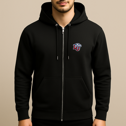 Men's Liberty Flames Logo Zipper Hoodie