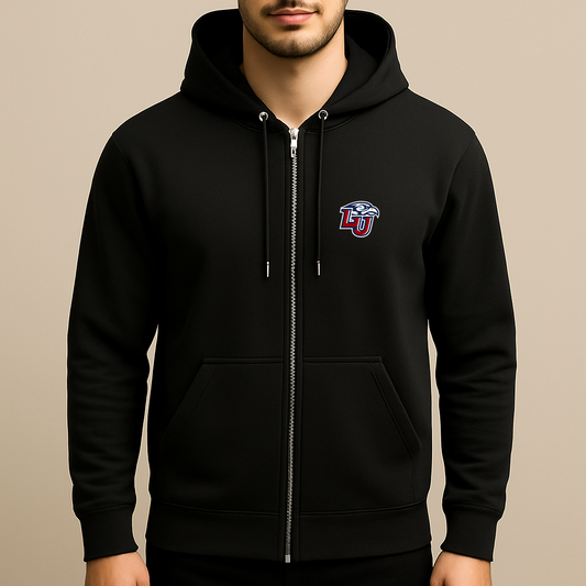 Men's Liberty Flames Logo Zipper Hoodie