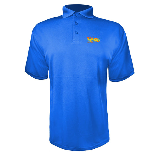 Men's Back To The Future Movie Polyester Polo