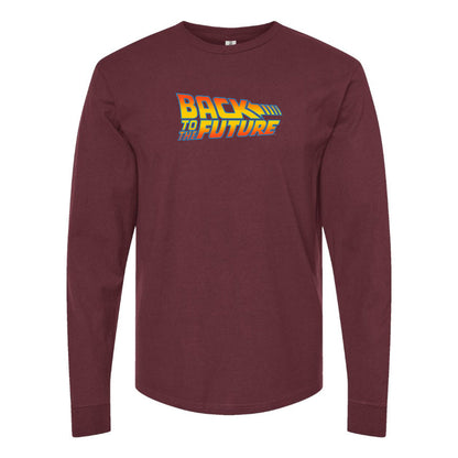 Men's Back To The Future Movie Long Sleeve T-Shirt