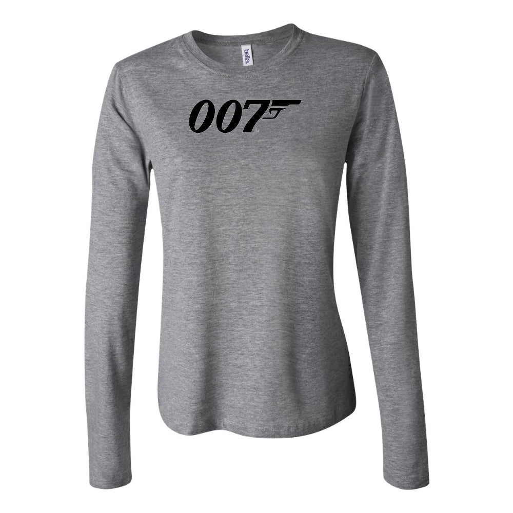 Women's 007 James Bond Movie Long Sleeve T-Shirt