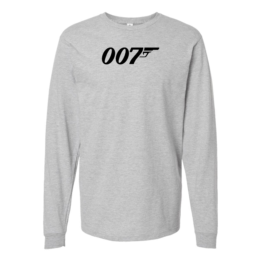 Youth Kids 007 James Bond Movie Long Sleeve T-Shirt