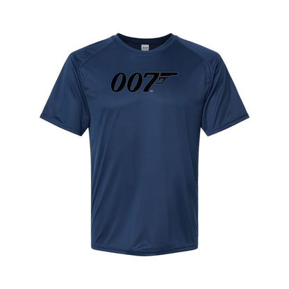 Youth Kids 007 James Bond Movie Performance T-Shirt