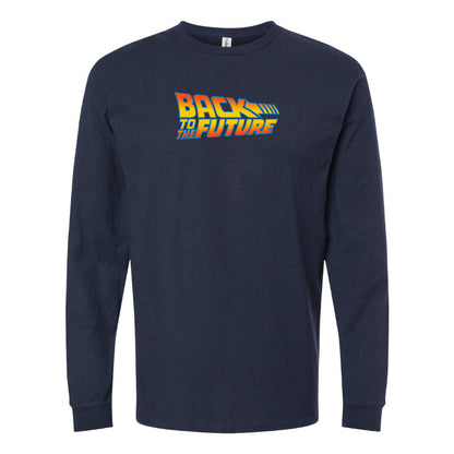 Men's Back To The Future Movie Long Sleeve T-Shirt