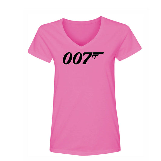 Women's 007 James Bond Movie V-Neck T-Shirt