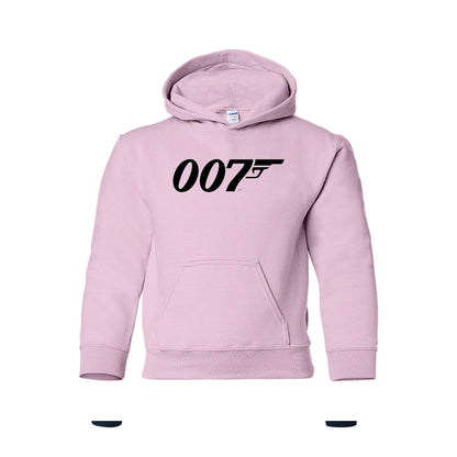 Youth Kids 007 James Bond Movie Pullover Hoodie