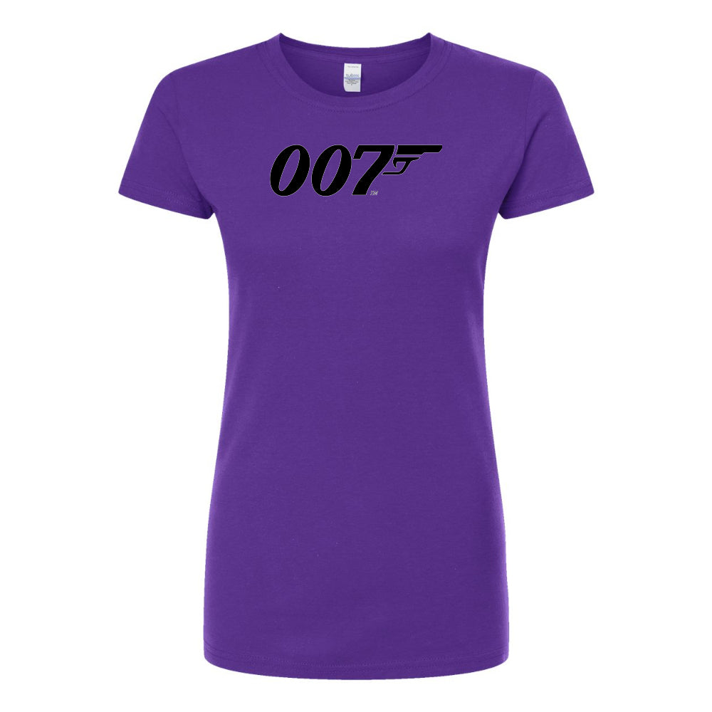 Women’s 007 James Bond Movie Round Neck T-Shirt