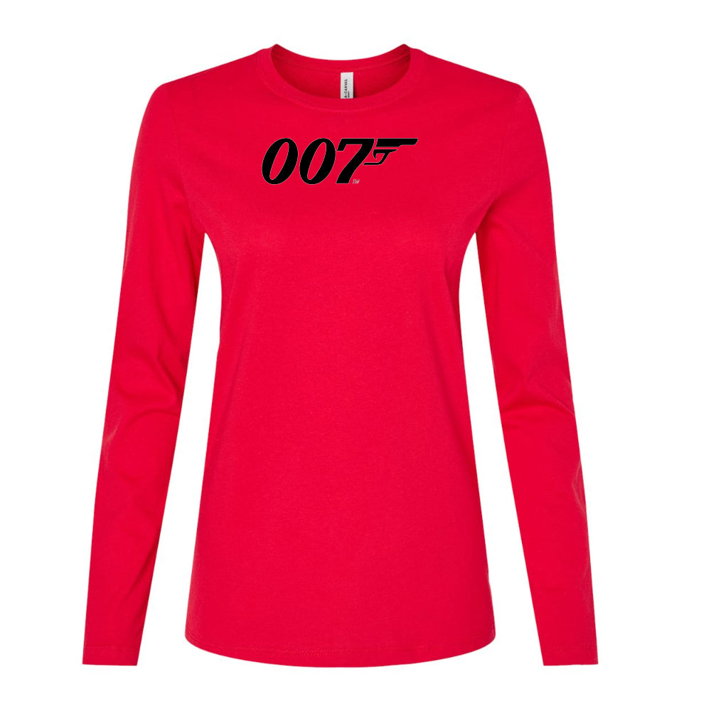 Women's 007 James Bond Movie Long Sleeve T-Shirt