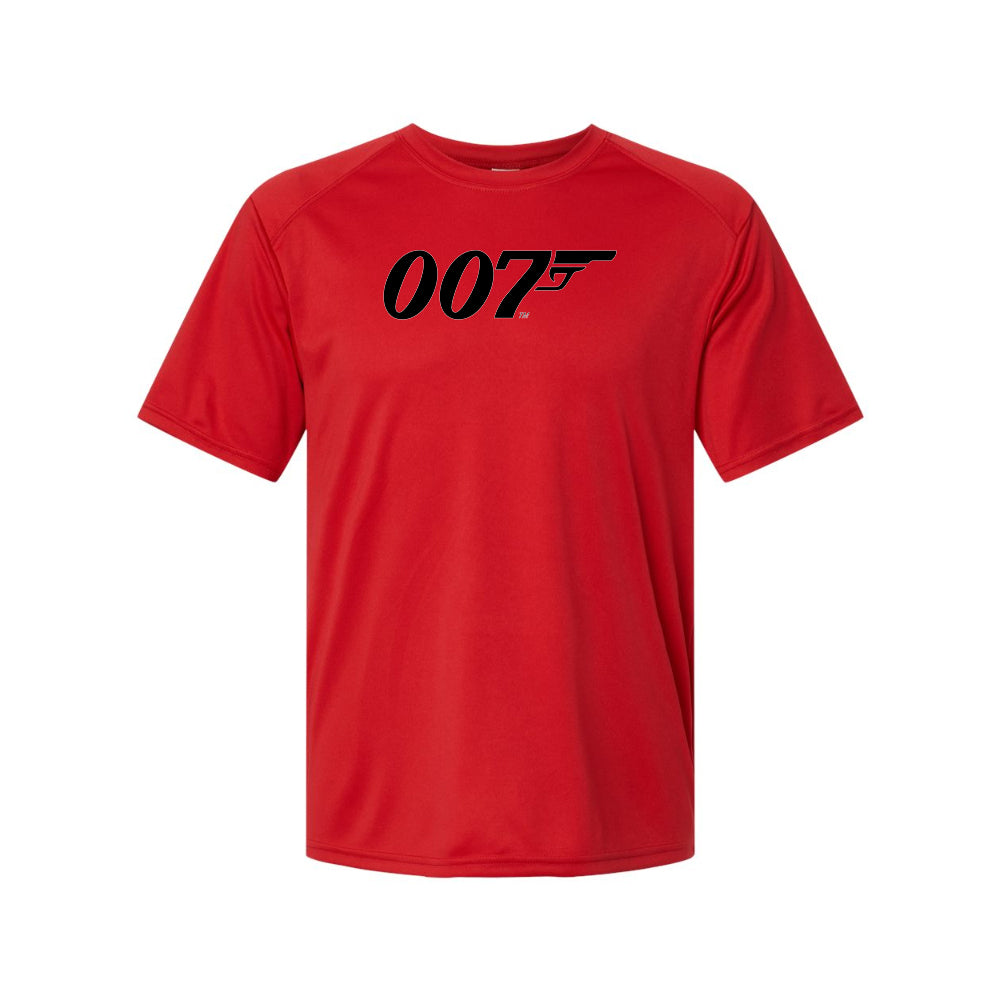 Youth Kids 007 James Bond Movie Performance T-Shirt