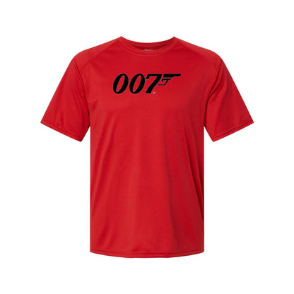 Youth Kids 007 James Bond Movie Performance T-Shirt