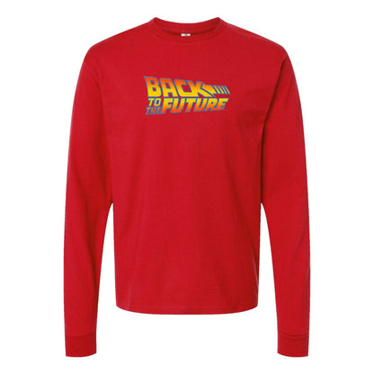 Men's Back To The Future Movie Long Sleeve T-Shirt