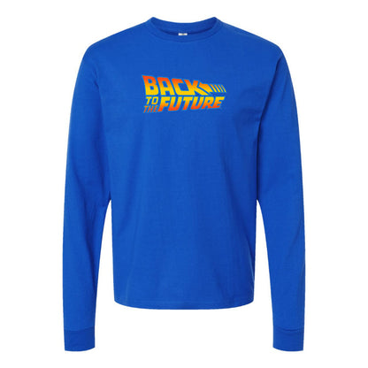 Men's Back To The Future Movie Long Sleeve T-Shirt