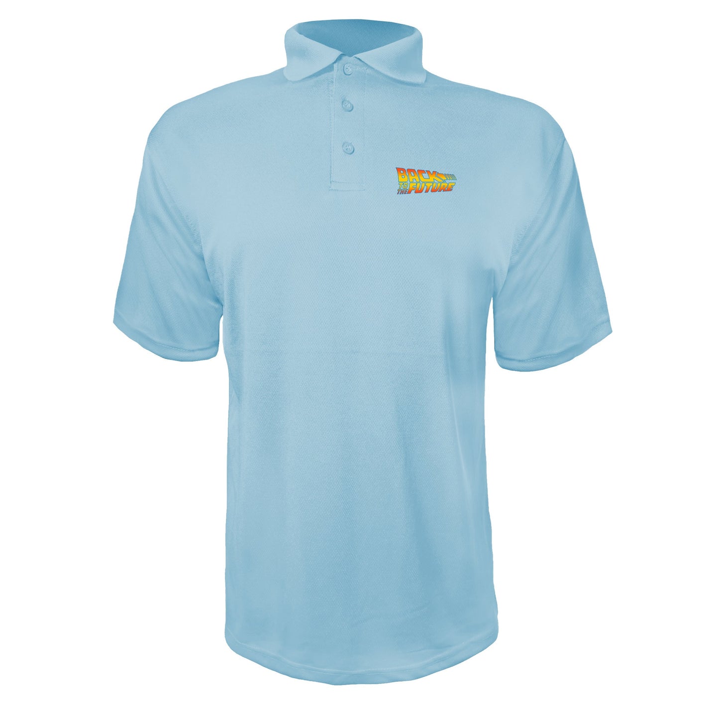 Men's Back To The Future Movie Polyester Polo