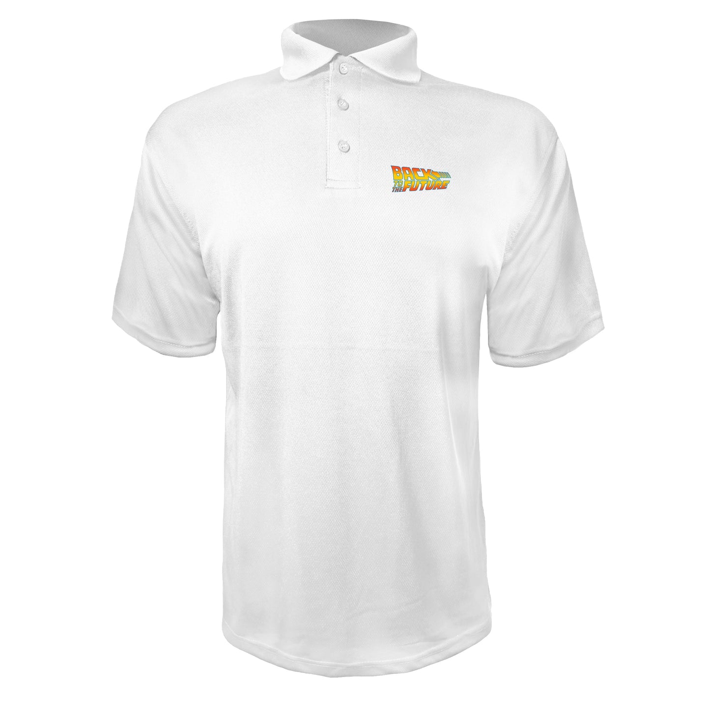 Men's Back To The Future Movie Polyester Polo