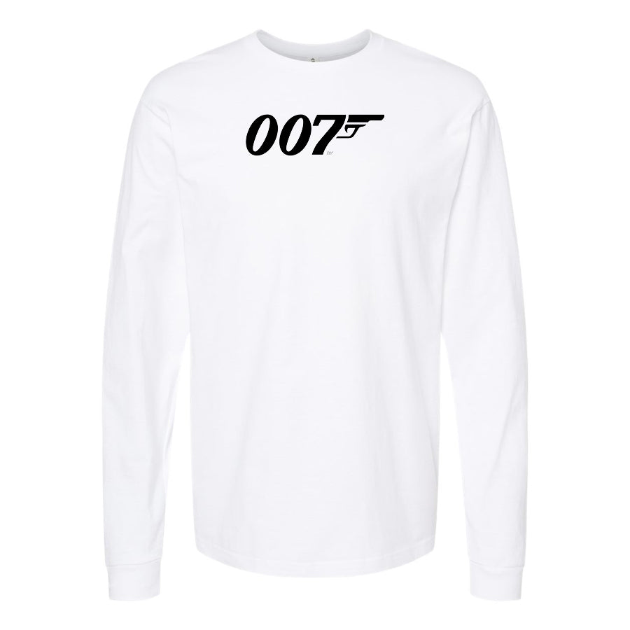 Youth Kids 007 James Bond Movie Long Sleeve T-Shirt