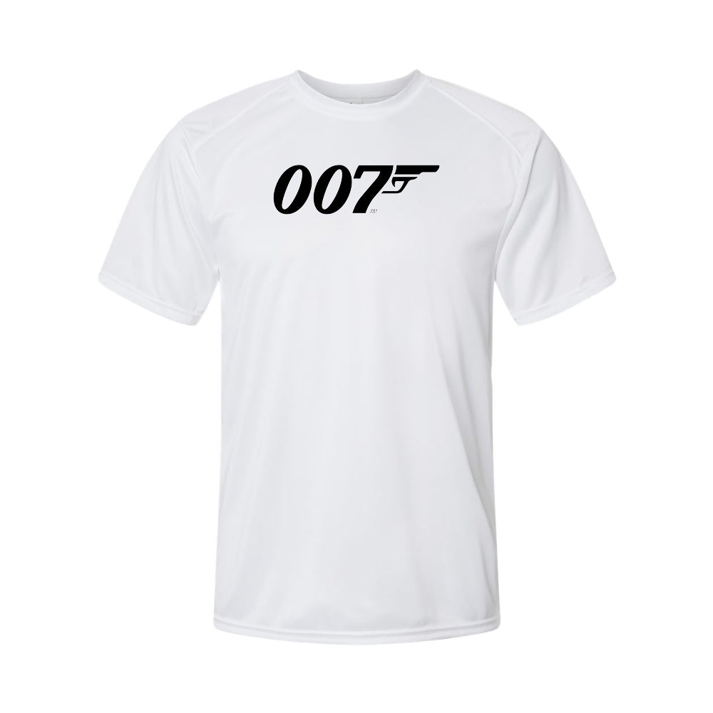 Youth Kids 007 James Bond Movie Performance T-Shirt