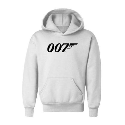 Youth Kids 007 James Bond Movie Pullover Hoodie