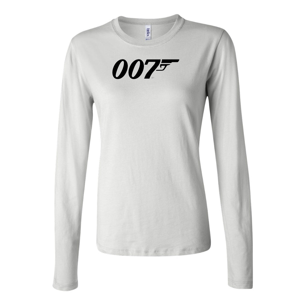 Women's 007 James Bond Movie Long Sleeve T-Shirt