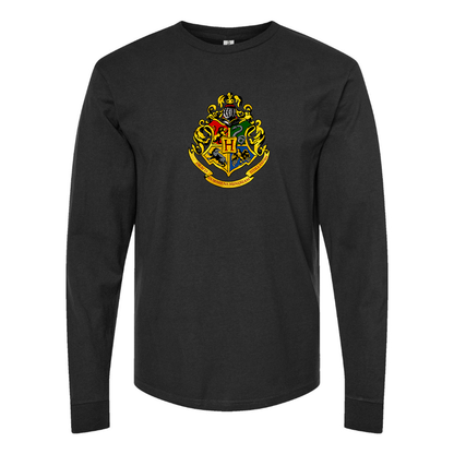 Men's Hogwarts Emblem Harry Potter Movie Long Sleeve T-Shirt