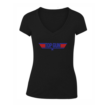 Women's Top Gun Classic Movie V-Neck T-Shirt