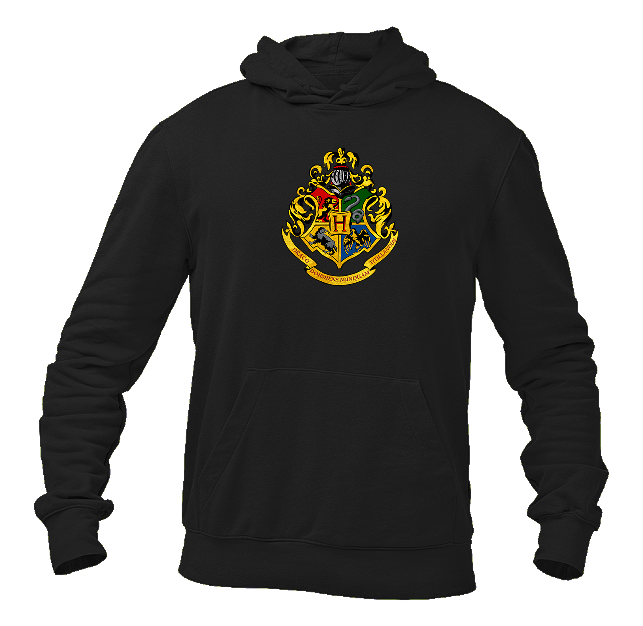 Men's Hogwarts Emblem Harry Potter Movie Pullover Hoodie