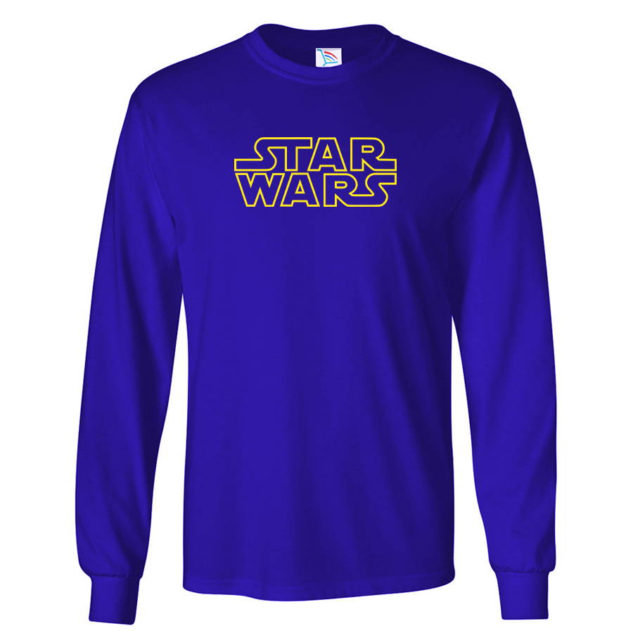 Youth Kids Star Wars Movie Long Sleeve T-Shirt