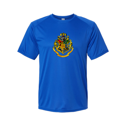 Men's Hogwarts Emblem Harry Potter Movie Performance T-Shirt