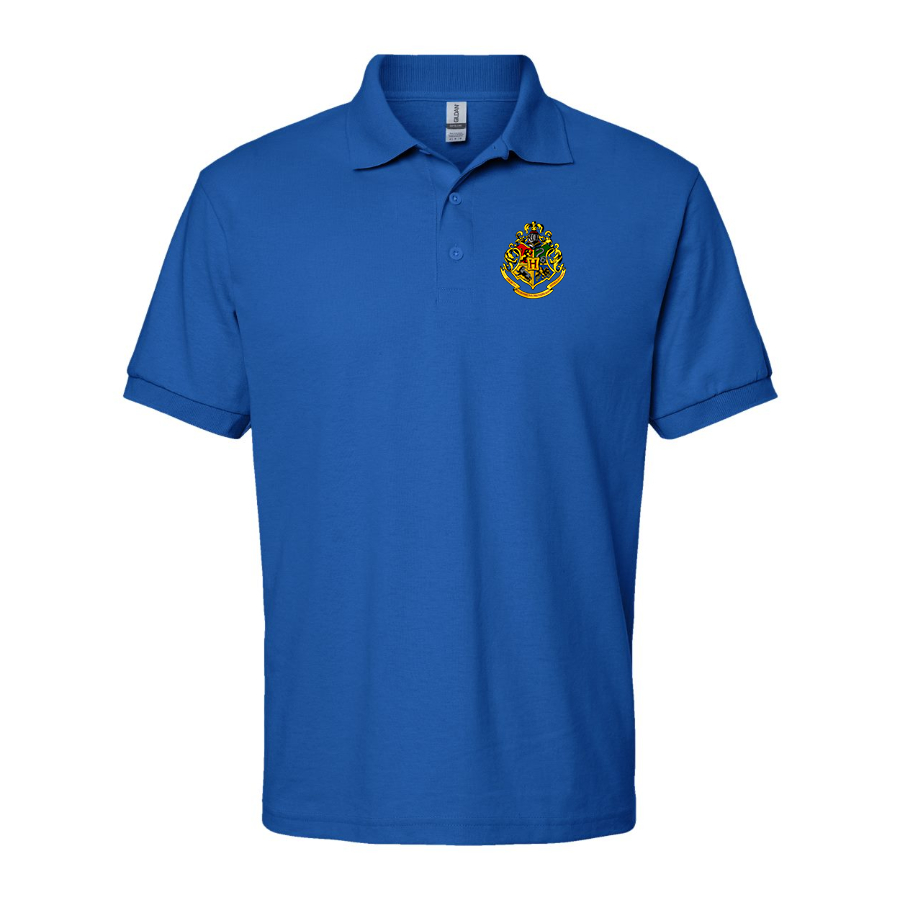 Men's Hogwarts Emblem Harry Potter Movie Dry Blend Polo