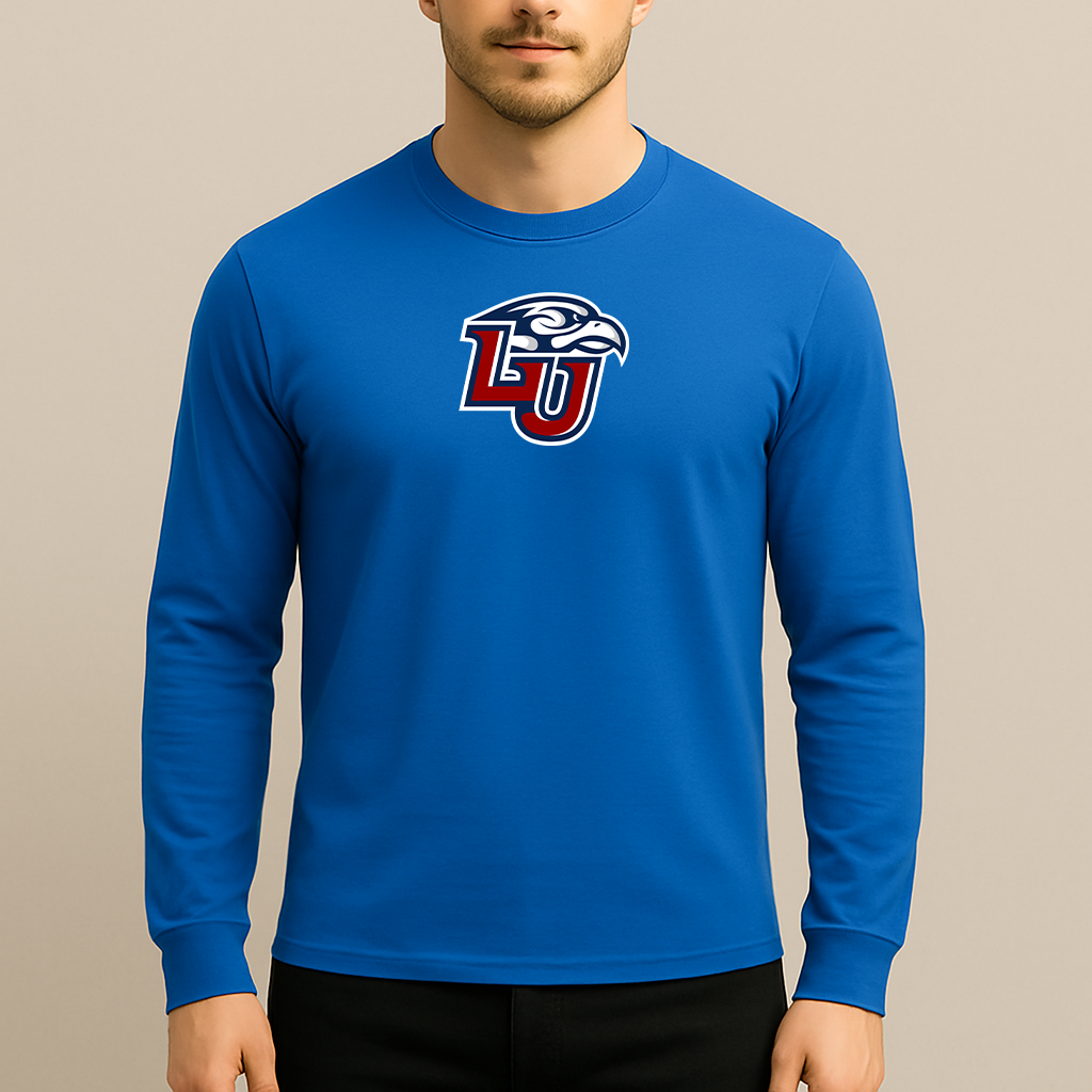 Men's Liberty Flames Logo Long Sleeve T-Shirt