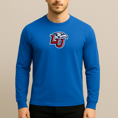 Men's Liberty Flames Logo Long Sleeve T-Shirt