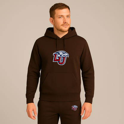 Men's Liberty Flames Logo Hoodie Joggers Set