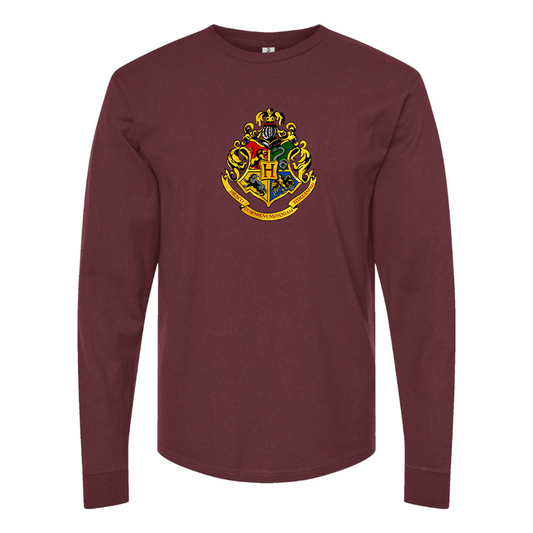 Youth Kids Hogwarts Emblem Harry Potter Movie Long Sleeve T-Shirt