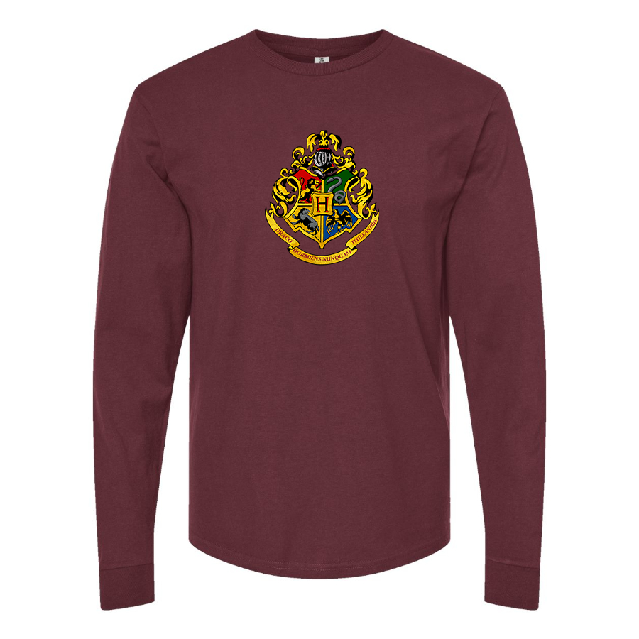 Men's Hogwarts Emblem Harry Potter Movie Long Sleeve T-Shirt