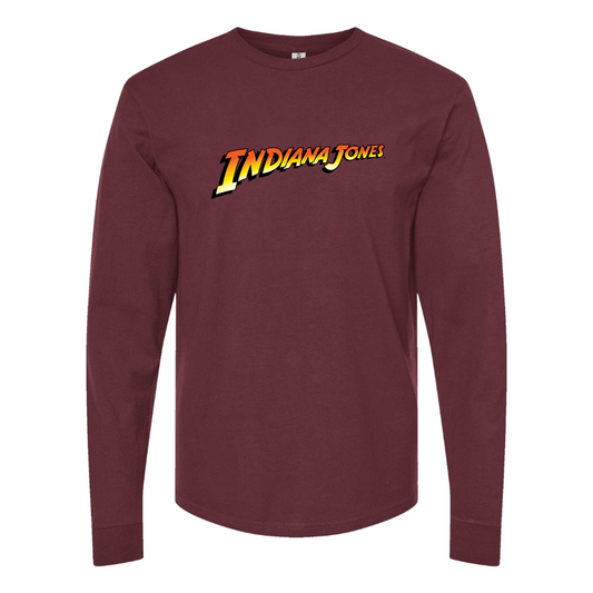 Youth Kids Indiana Jones Movie Long Sleeve T-Shirt