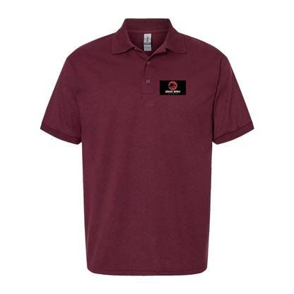 Men's Jurassic World Dominion Movie Dry Blend Polo