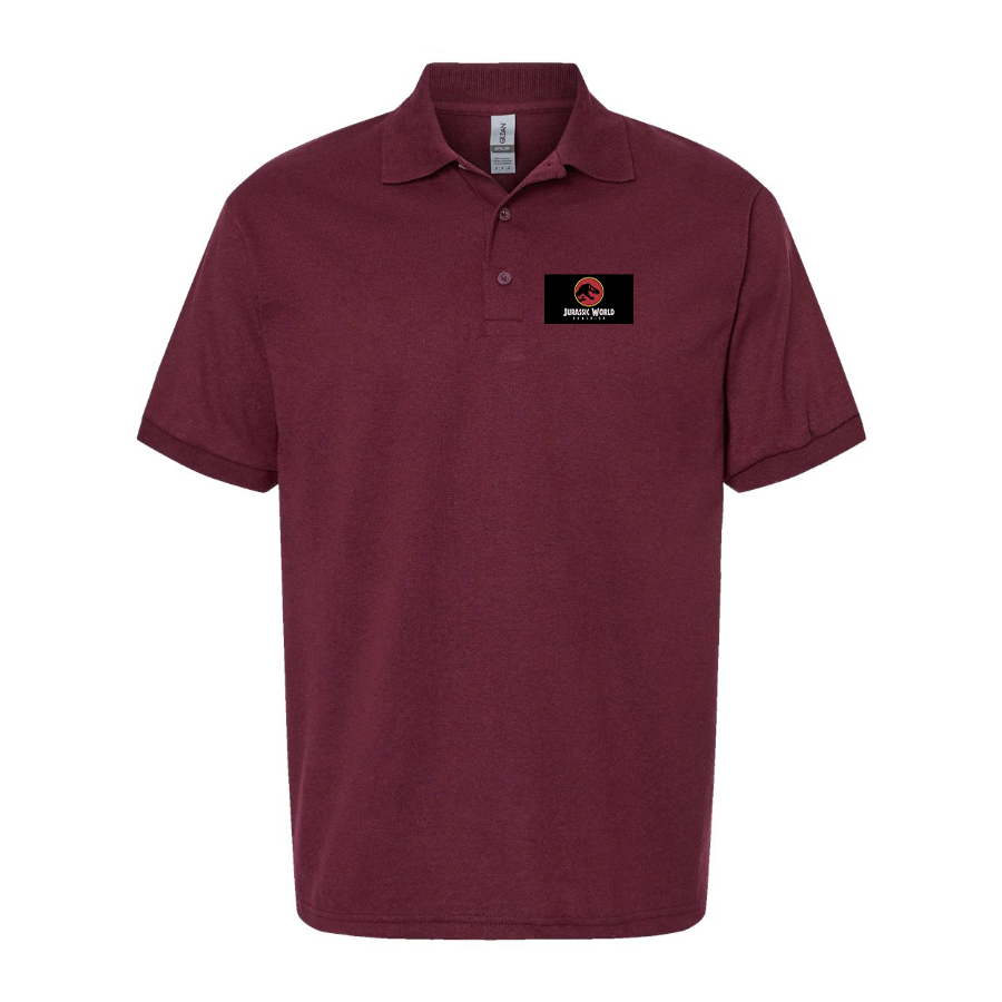 Men's Jurassic World Dominion Movie Dry Blend Polo