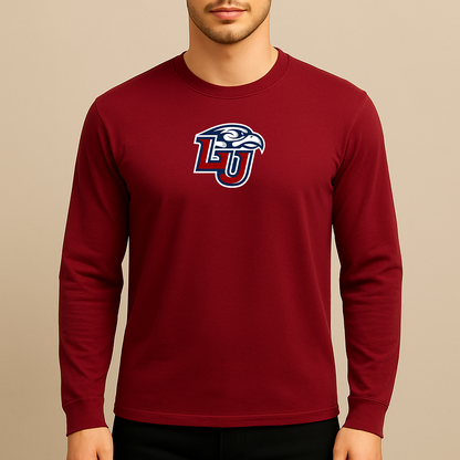 Men's Liberty Flames Logo Long Sleeve T-Shirt