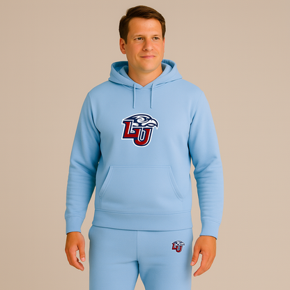 Men's Liberty Flames Logo Hoodie Joggers Set