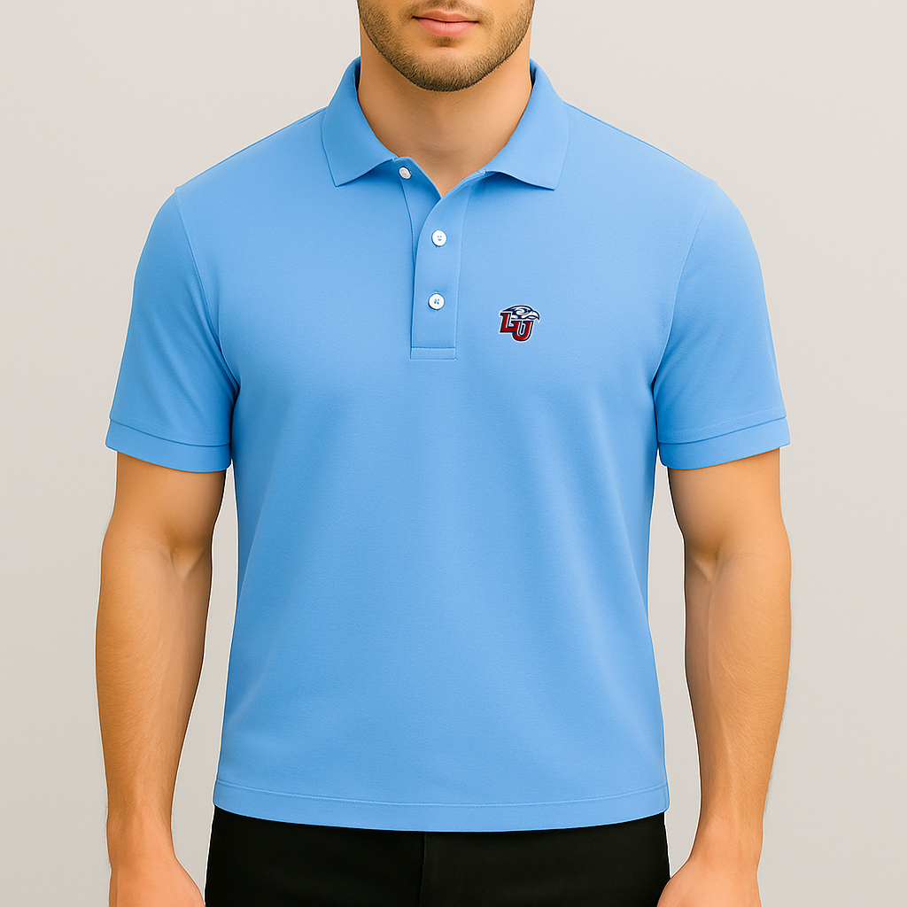 Men's Liberty Flames Logo Dry Blend Polo